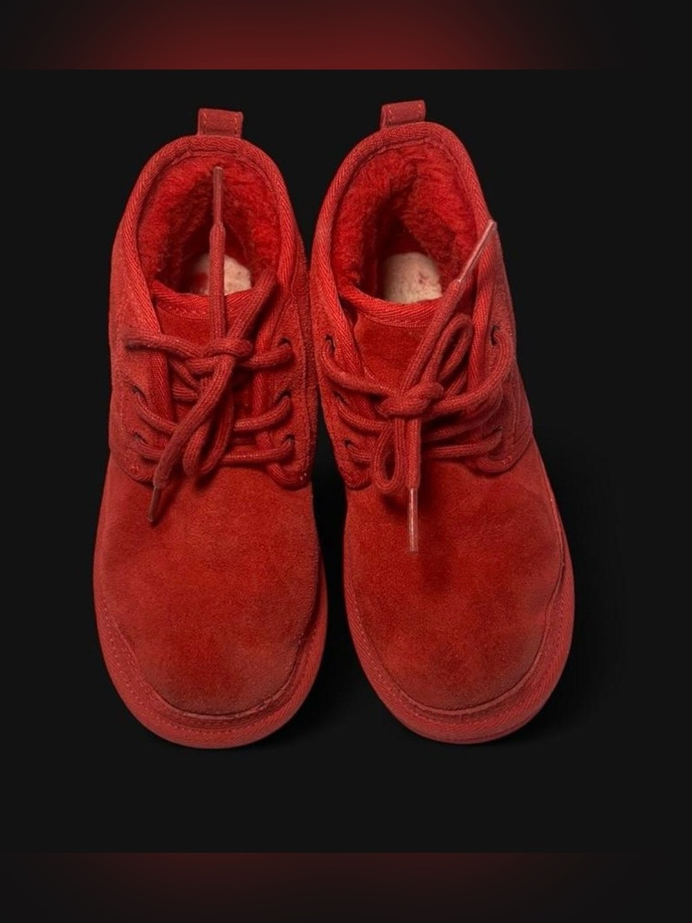 Kids Ugg Neumel Boots in Samba Red Size 1